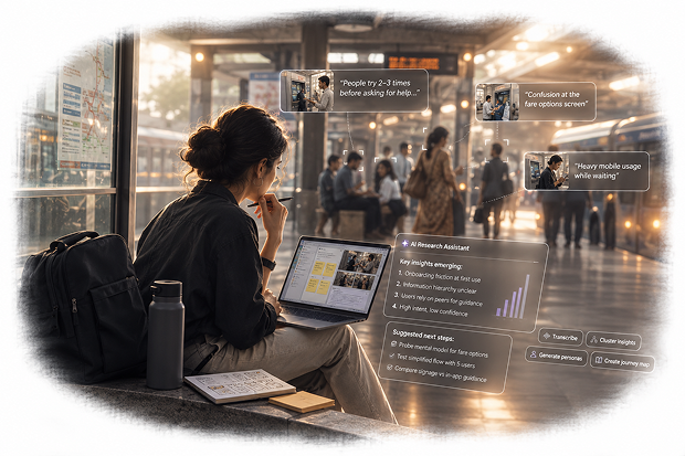HFI researcher conducting field research